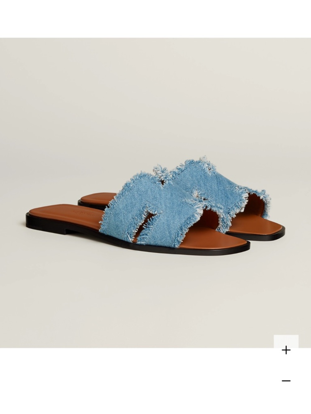 Hermes Oran Sandal Bleu Clair NWT Size 41
